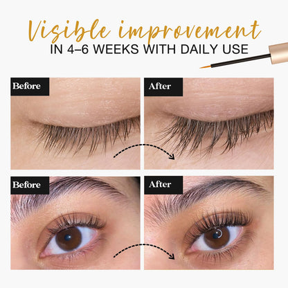 Arishine Eyelash Growth Serum – Lash & Brow Enhancer with Peptides, Ginseng & Amino Acids | 3 mL