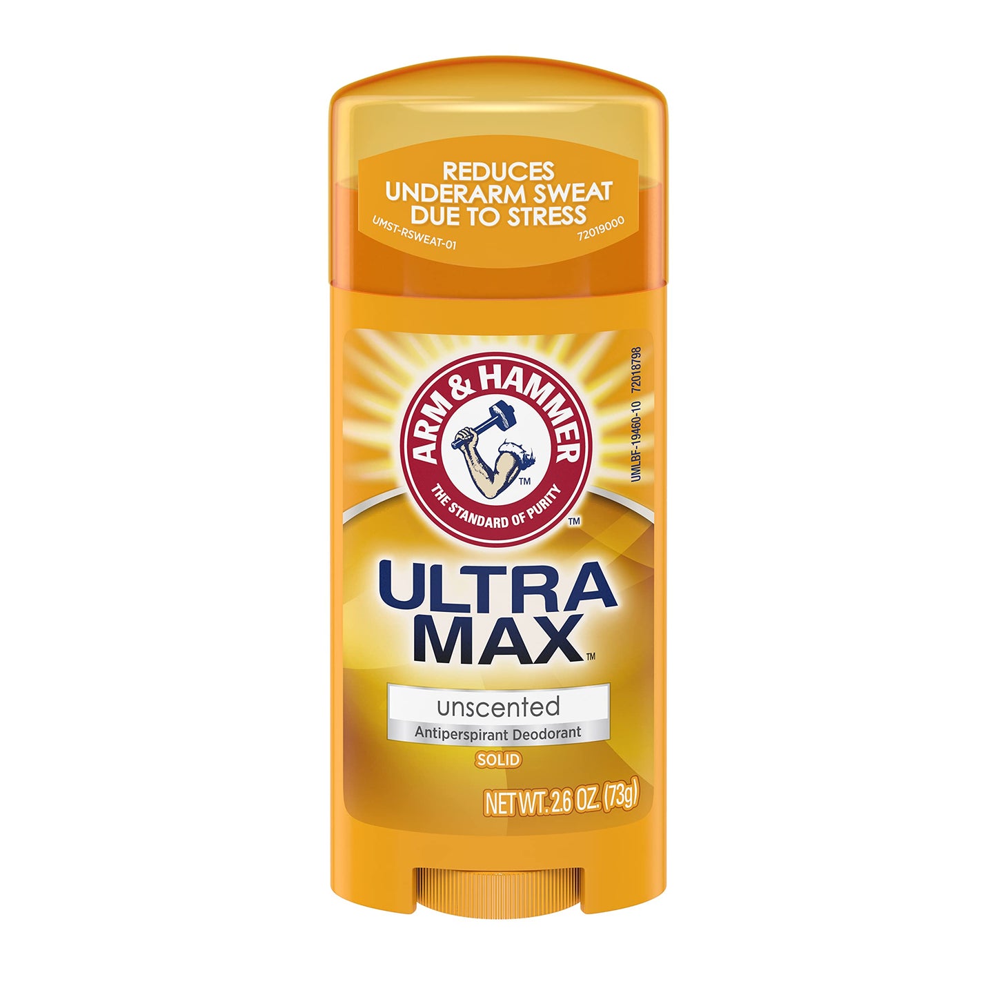 ARM & HAMMER ULTRAMAX Unscented Anti-Perspirant Deodorant Stick – 2.6 oz, Pack of 9