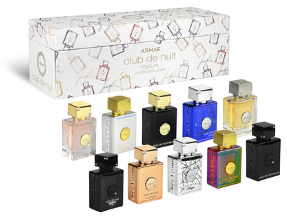 Armaf Club de Nuit Parfum Mini Set – 10 Fragrance Minis for Men & Women