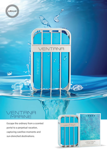 Armaf Ventana Marine Eau de Parfum – Unisex, 100 ml