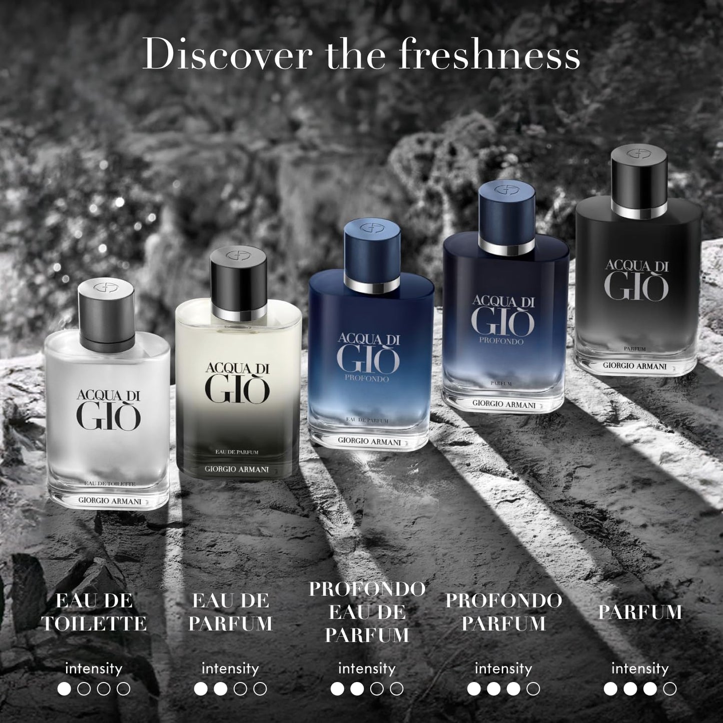 Armani Beauty Acqua di Gio EDT for Men – 6.7 oz | Bergamot, Jasmine & White Musk