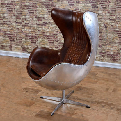 Aviator Office Chair, Aluminium Shell