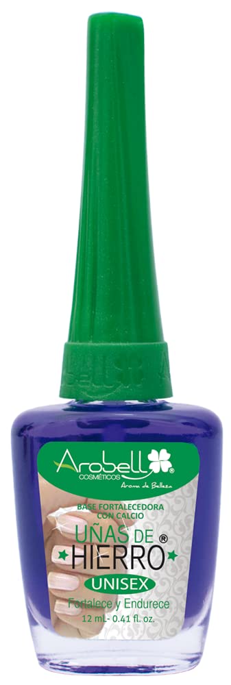 AROBELL Iron Nail Hardener – Strengthen Brittle Nails with Calcium & Biotin (0.4 oz, Pack of 1)