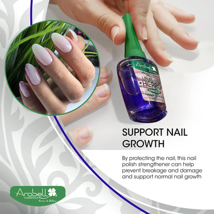 AROBELL Iron Nail Hardener – Strengthen Brittle Nails with Calcium & Biotin (0.4 oz, Pack of 1)