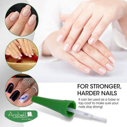 AROBELL Iron Nail Hardener – Strengthen Brittle Nails with Calcium & Biotin (0.4 oz, Pack of 1)