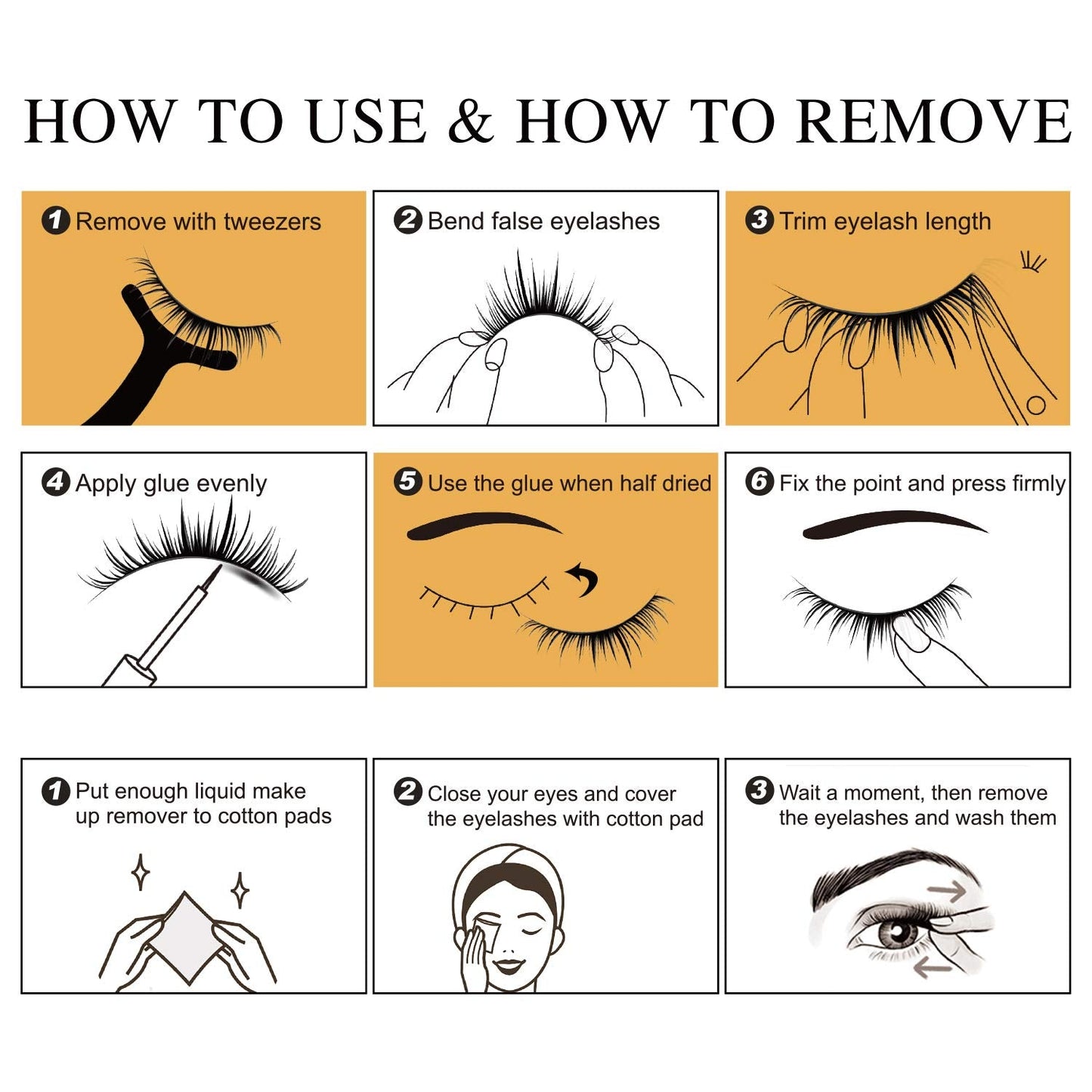 AROIC 30 Pairs False Eyelashes Kit – 3D 6D Wispy Lashes, 6 Styles, Reusable Handmade, Lightweight Natural Look