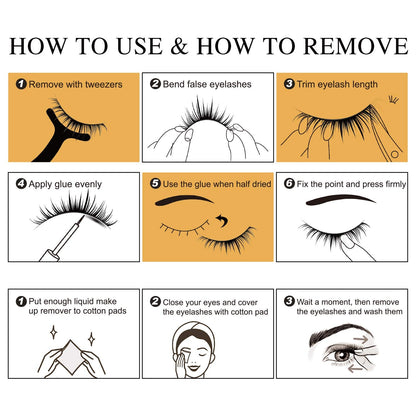 AROIC 30 Pairs False Eyelashes Kit – 3D 6D Wispy Lashes, 6 Styles, Reusable Handmade, Lightweight Natural Look