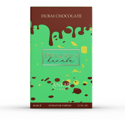 AROMA CONCEPTS Dubai Chocolate Perfume – Pistachio Kunafa Fragrance EDP 2.7 Fl Oz | Unisex Gourmand Scent