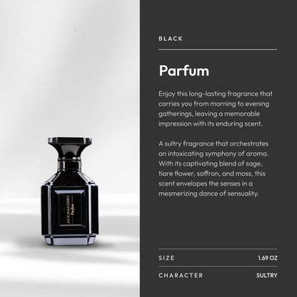 Aroma360 Men's Parfum - Luxurious Fragrance with Sage, Tiare, Saffron & Moss | 50mL