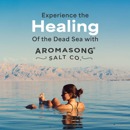 Aromasong RAW Magnesium Bath Flakes with Lavender – 12 lb Bulk Dead Sea MgCl2 Mineral Soak