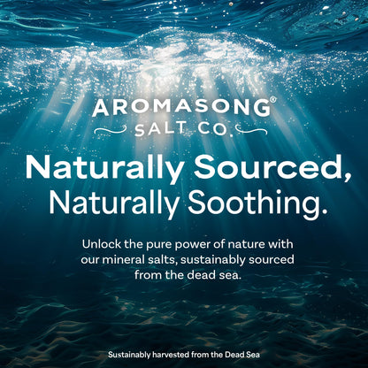 Aromasong RAW Magnesium Bath Flakes with Lavender – 3 lb Dead Sea Magnesium Chloride Mineral Soak