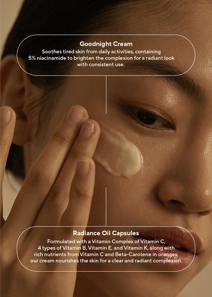 AROMATICA Glow Vita Goodnight Cream Orange & Neroli – Night Cream with Vitamin C & 5% Niacinamide, 3.1 oz / 90 g