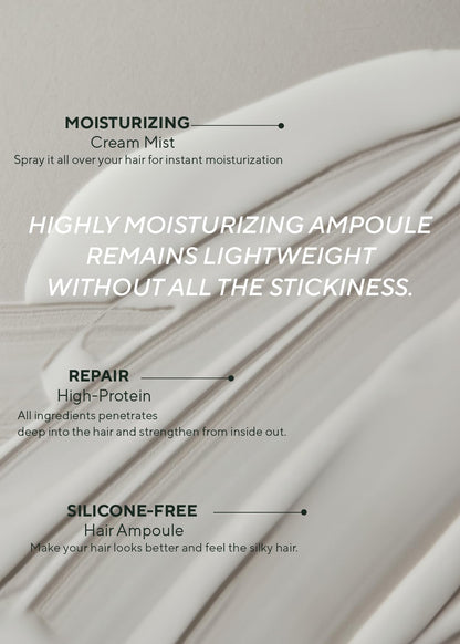 AROMATICA Quinoa Protein Hair Ampoule – Vegan, Silicone-Free Hair Serum