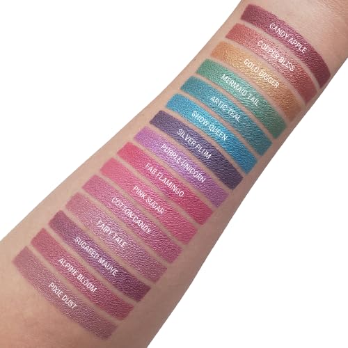 Aromi Dusty Rose Metallic Liquid Lipstick Alpine Bloom – Long-Lasting, Waterproof, Vegan & Cruelty-Free