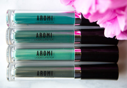 Aromi Emerald Green Matte Liquid Lipstick | Long-Lasting, Vegan & Cruelty-Free