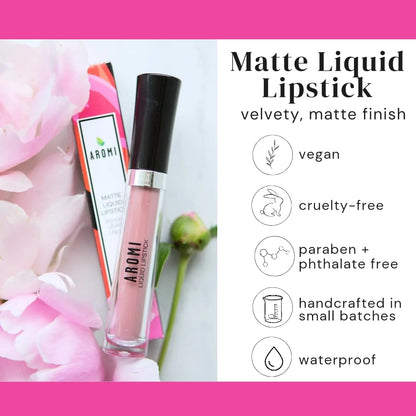 Aromi Olive Green Matte Liquid Lipstick – Olive You (Sage) | Vegan & Cruelty-Free