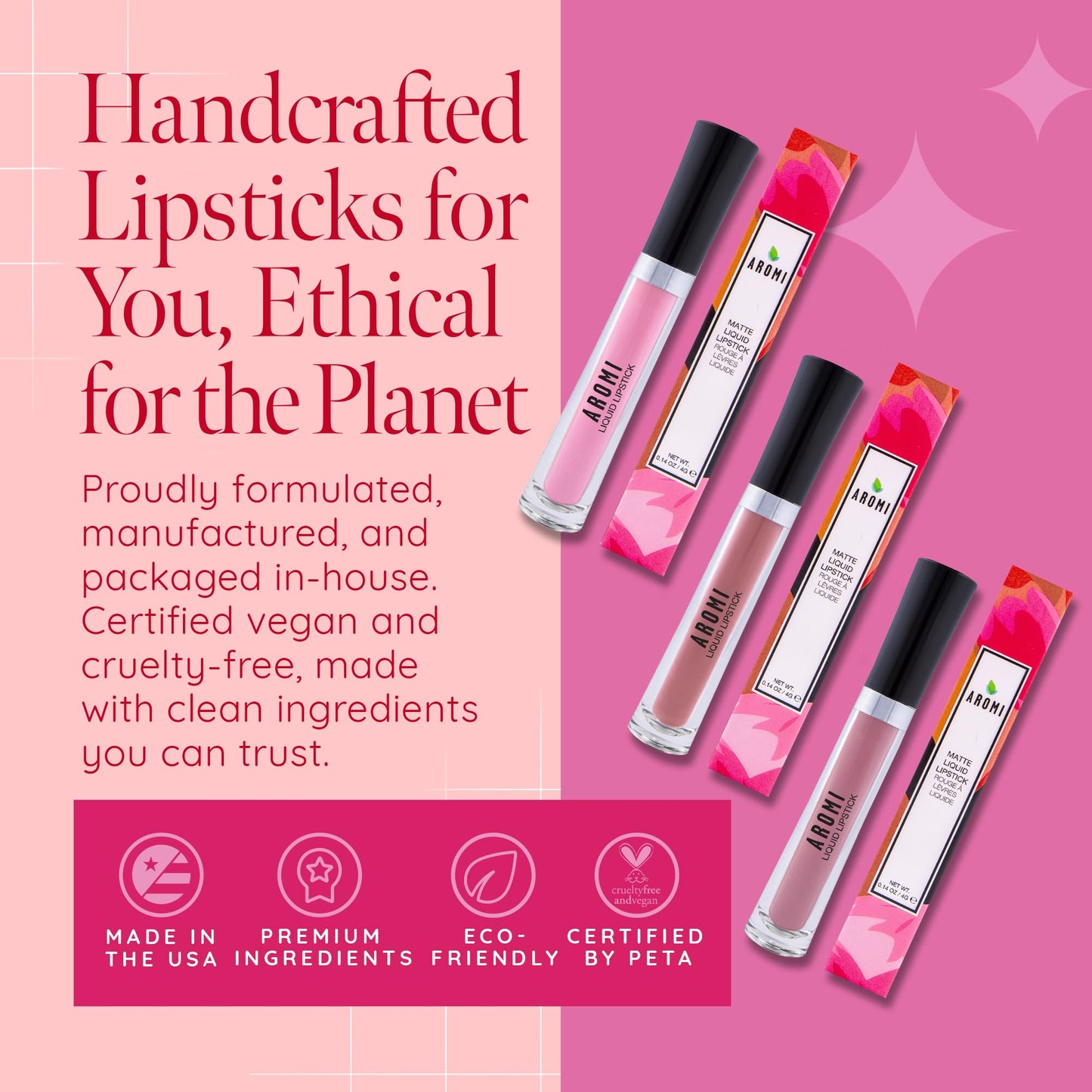 Aromi Flamenco Red Matte Liquid Lipstick – True Red, Vegan & Long-Lasting