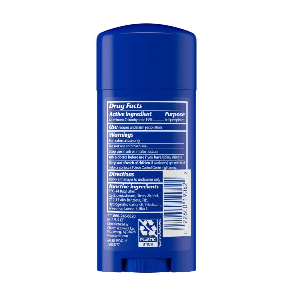 ARRID XX Anti-Perspirant Deodorant Solid Regular 2.6 oz — Pack of 3