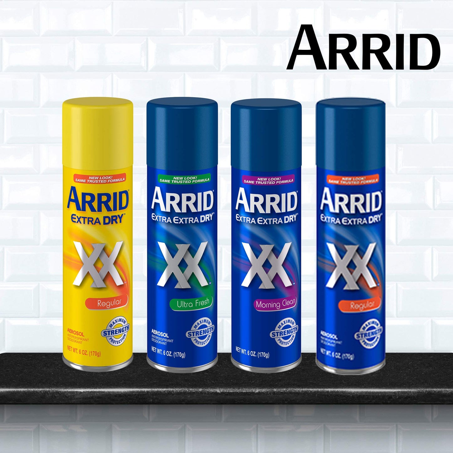 Arrid XX Extra Dry Antiperspirant Deodorant Twin Pack – 2 x 6 oz Cans