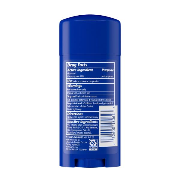 Arrid XX Extra Extra Dry Solid Antiperspirant Deodorant – Unscented, 2.6 oz (Pack of 5)