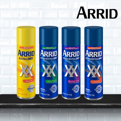 ARRID XX Ultra Clear Anti-Perspirant Deodorant Spray – Ultra Fresh, Pack of 4 (6 oz each)
