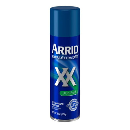 ARRID XX Ultra Clear Anti-Perspirant Deodorant Spray – Ultra Fresh, Pack of 4 (6 oz each)