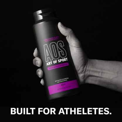 Art of Sport Men's 2-in-1 Body Wash & Shampoo with Activated Charcoal – Defy Scent, Sandalwood | 16 fl oz (Pack of 2)