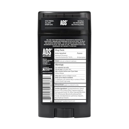 Art of Sport Defy Sandalwood Antiperspirant for Athletes – 2 x 2.7 oz, Natural Botanicals