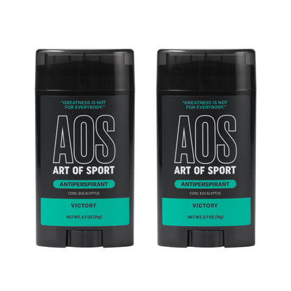 Art of Sport Men’s Antiperspirant with Eucalyptus – Victory Scent, Made with Natural Botanicals | 2.7 oz Pack of 2