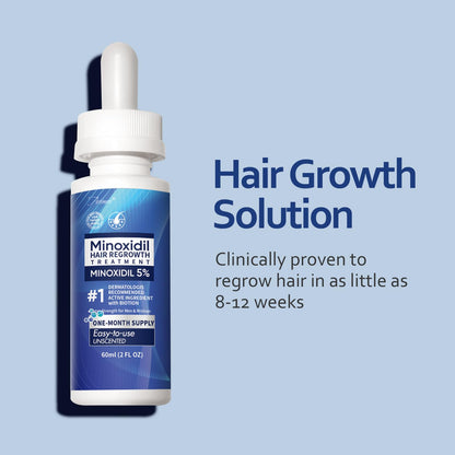 Artimore 5% Minoxidil Hair Growth Serum for Men & Women – Extra Strength, 4 Fl Oz x 2 Bottles