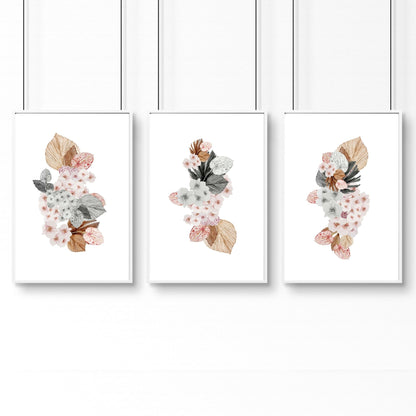 Colorful painting for wall | set of 3 wall art prints for office