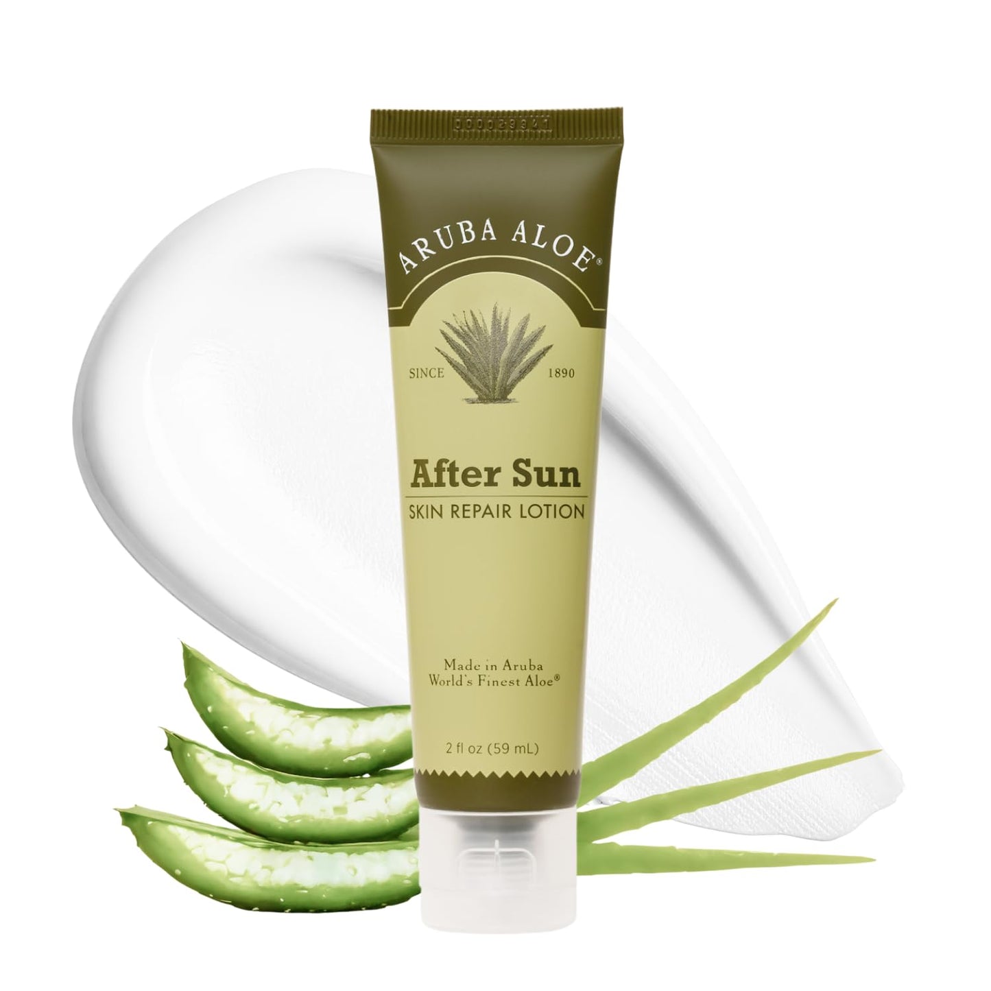 Aruba Aloe After-Sun Skin Repair Lotion – Hydrating & Soothing (2 oz Tube)