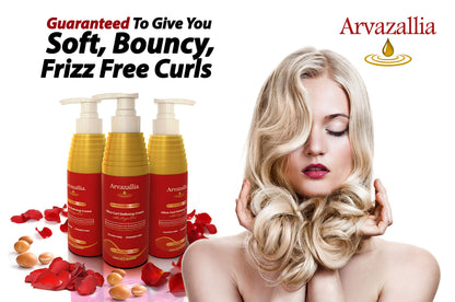 Arvazallia Ultra Curl Defining Cream with Argan Oil for Wavy & Curly Hair