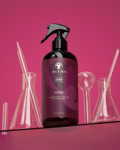 As I Am Onion Water – 16 oz with Red Onion, Ceramides & Isoquercetin for Healthy Hair Growth