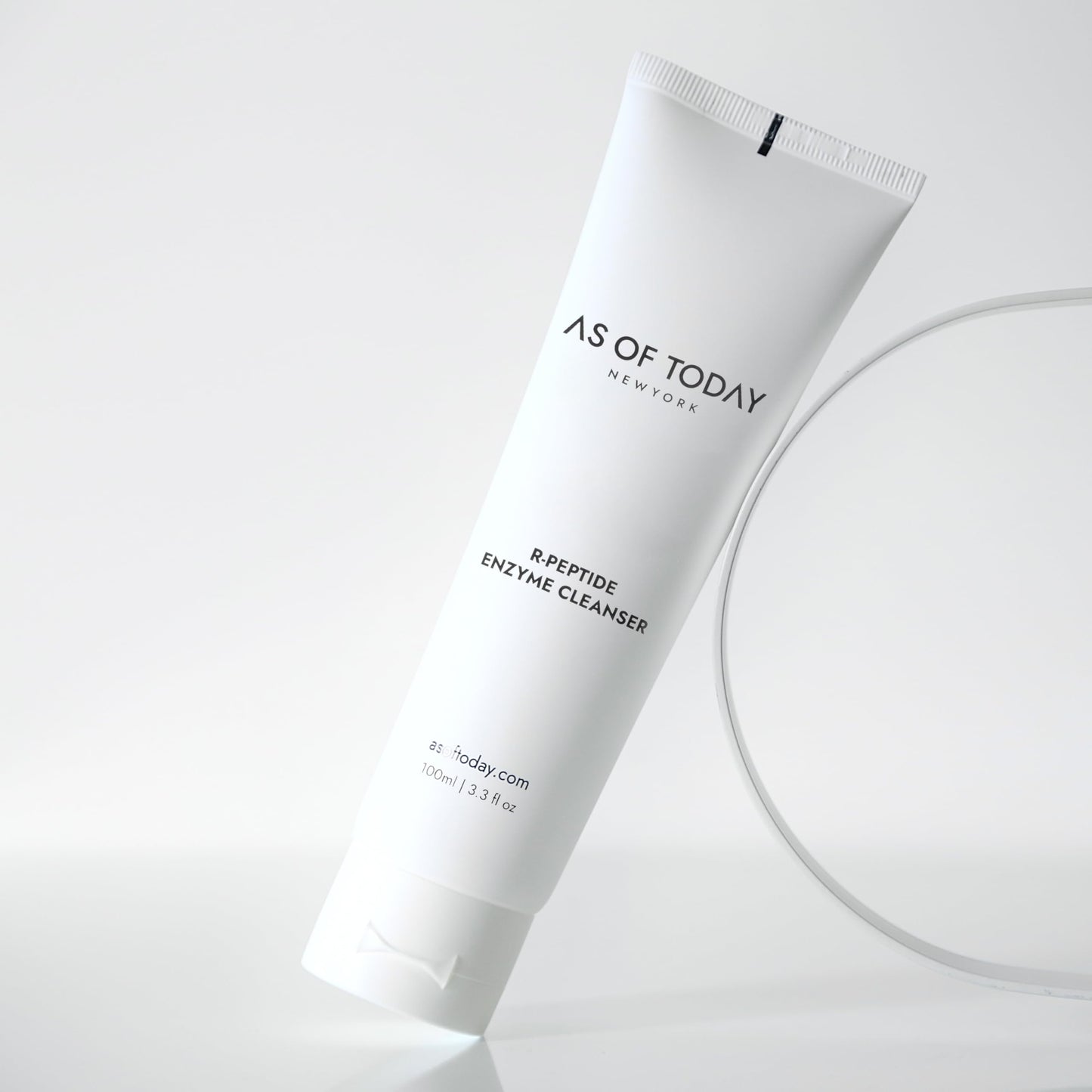 AS OF TODAY R Peptide Enzyme Cleanser – Gentle Hydrating Face Wash, 3.3 oz