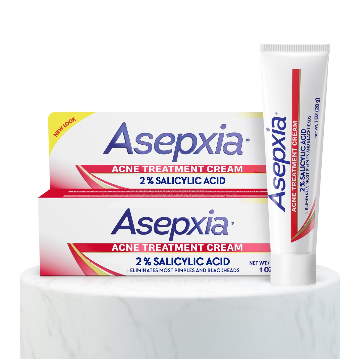 Asepxia 2% Salicylic Acid Acne Spot Treatment Cream | Drying Formula for Clearer Skin, 1 oz, 1-Pack