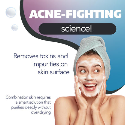 Asepxia Salicylic Acid & Activated Charcoal Bar Soap – Acne Treatment, Deep Cleansing Facial Cleanser, 4 Oz, 5-Pack