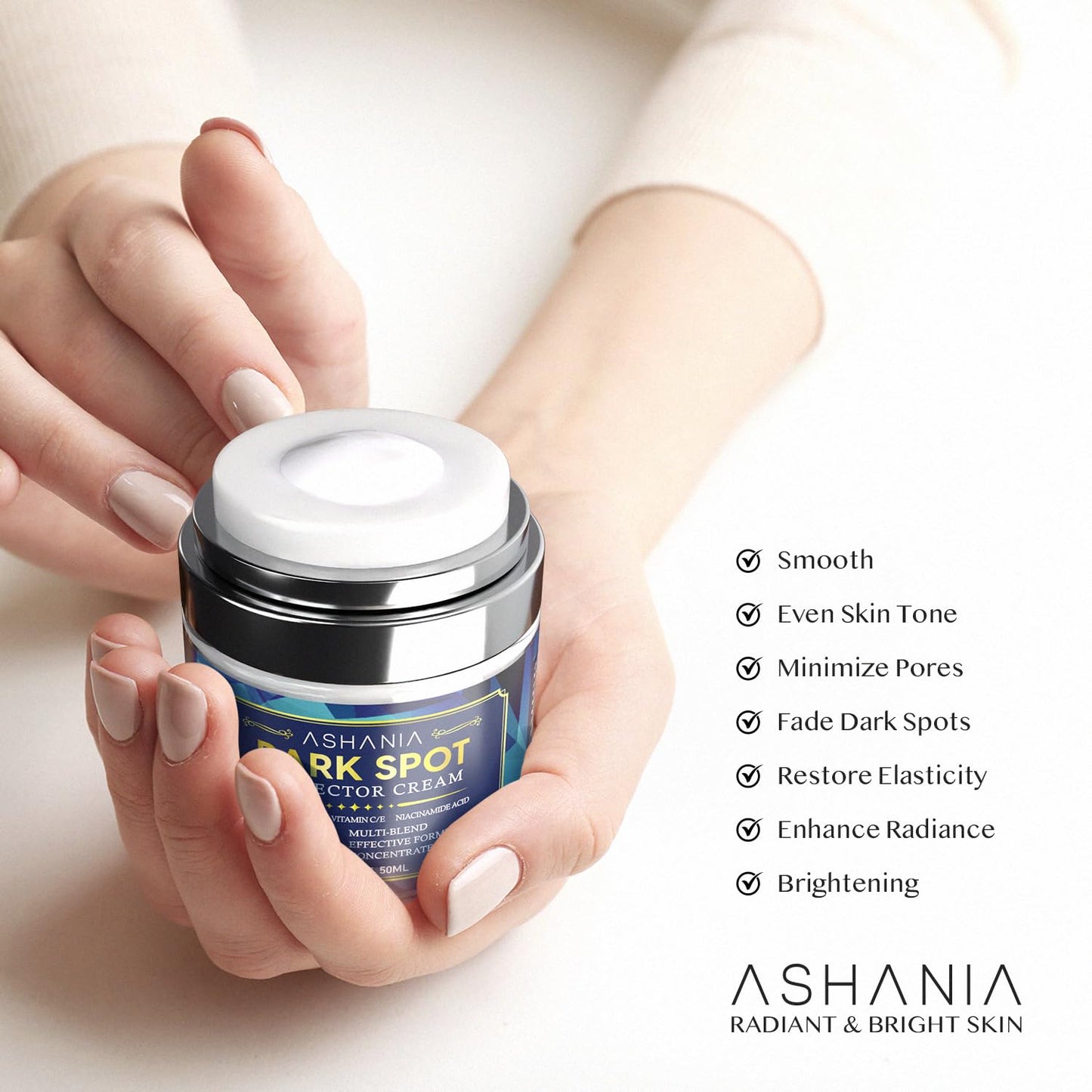 Ashania Dark Spot Remover – Face & Body Corrector for Hyperpigmentation (1.7 Fl Oz)