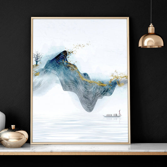 Asian Framed Wall Art – Set of 3 Prints