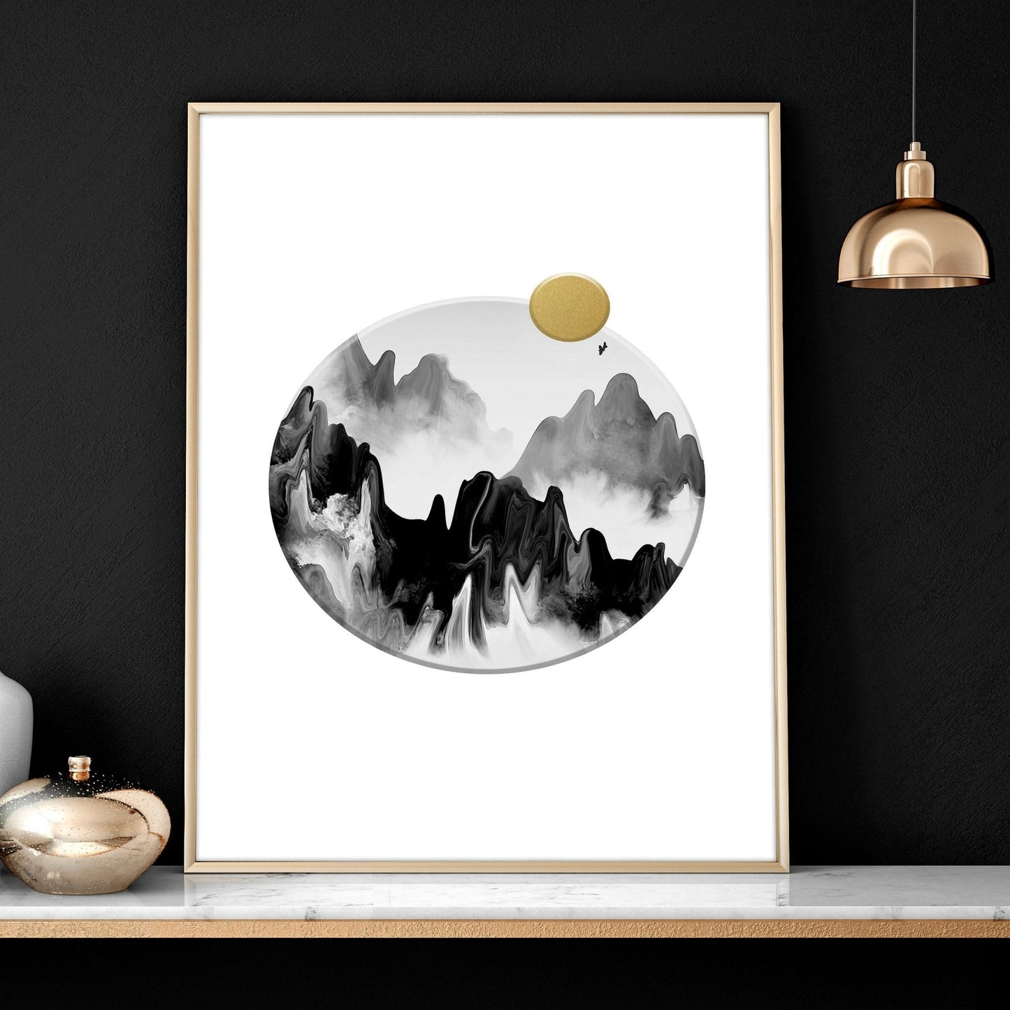 Art wall for living room | set of 3 wall art prints