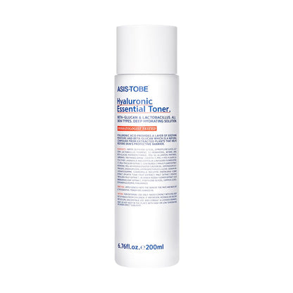 ASIS-TOBE Hyaluronic Essential Toner – 200ml | Lightweight Hydration for All Skin Types | Korean Skincare