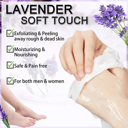 ASMAYSA Lavender Hand & Foot Mask Set – Hydrating Hand Masks & Exfoliating Foot Masks (10 Pairs)