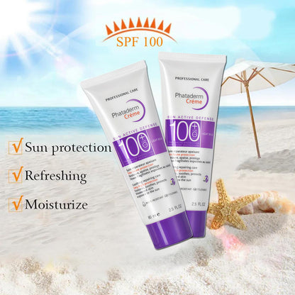 ASMAYSA Sport Sunscreen SPF 100 – High SPF Face & Body, Waterproof, Non-Greasy