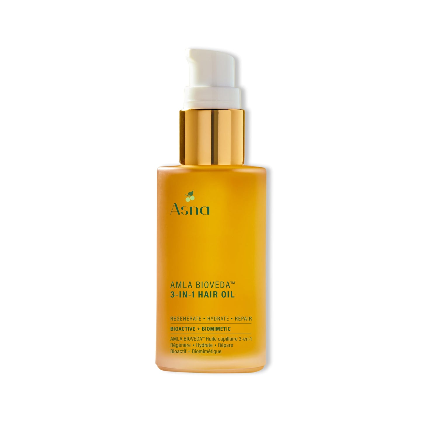 Asna Amla BioVeda 3-in-1 Hair Oil – Organic Scalp Hydration, Frizz Control & Growth