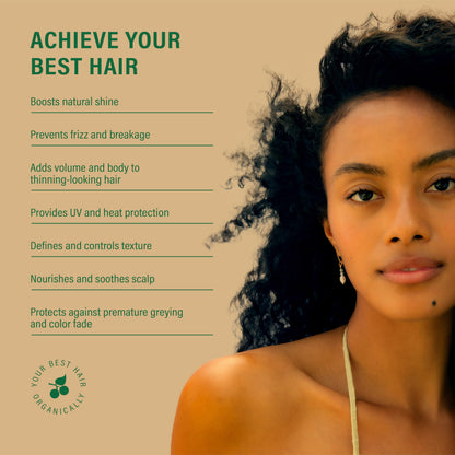 Asna Amla BioVeda 3-in-1 Hair Oil – Organic Scalp Hydration, Frizz Control & Growth