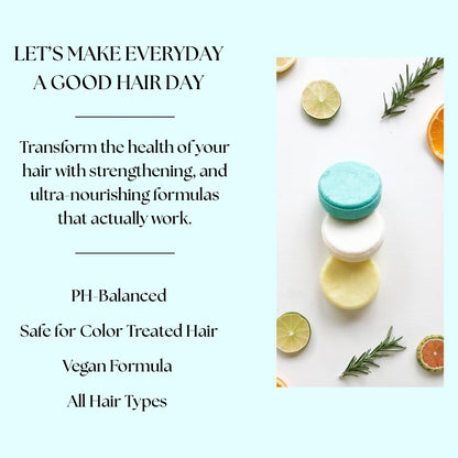 Aspen Kay Naturals Solid Shampoo Bar – Rosemary & Peppermint, 3 oz | Sulfate-Free & Vegan