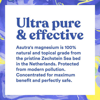 ASUTRA Magnesium Oil Spray (Pack of 2) – Rapid Absorption, Odorless, Non-Greasy