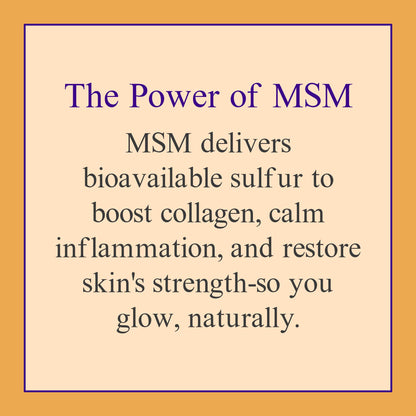 At Last Naturals MSM Cream – Hydrating Face Moisturizer, 3-Pack