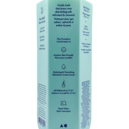 Athena Club Sea Splash Body Wash | Gentle Hydration for Sensitive Skin | 17 oz