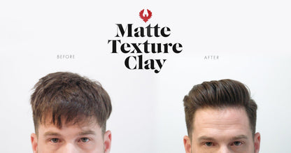 Atlas Matte Texture Clay – Lightweight Whipped Hair Clay, No Shine, Medium to Firm Hold (2.4 oz)